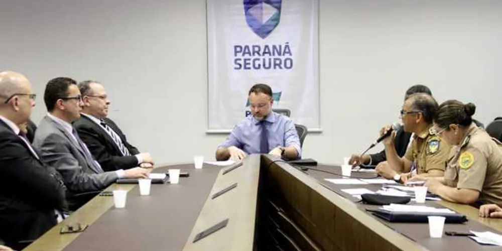 Reunião com o secretário estadual da Segurança Pública, Wagner Mesquita/Foto: Divulgação SESP