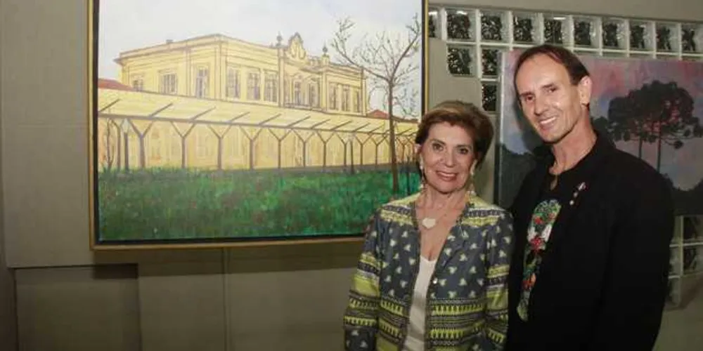 Vice prefeita Elizabeth Schmidt e Celso Parubocz