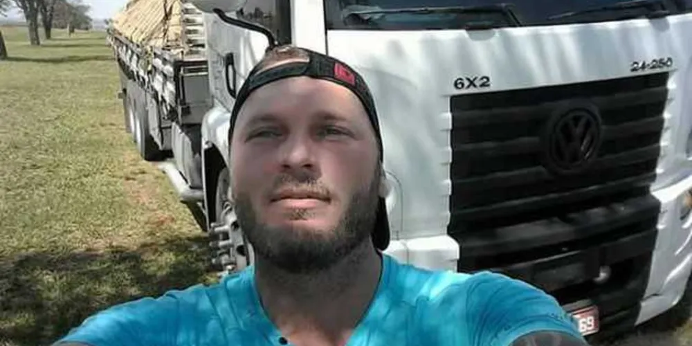 O caminhoneiro Jeferson Fernando Dubiela, de Ponta Grossa, foi assaltado no posto São Cristóvão