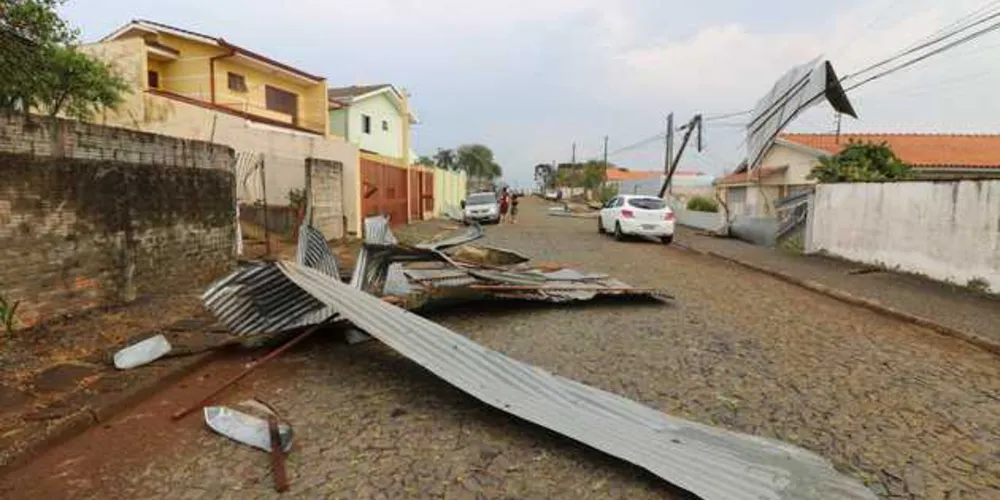 Temporal desta quinta teve ventos de 68 km/h
