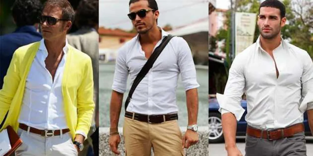 Aposte nas camisas sociais brancas/Foto: Reprodução 