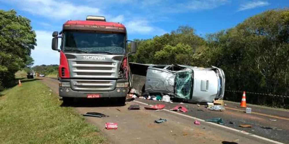 Acidente aconteceu em trecho da BR-373, no município de Guamiranga 