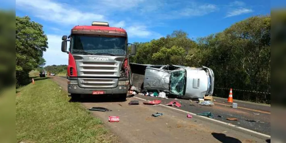Acidente aconteceu em trecho da BR-373, no município de Guamiranga 