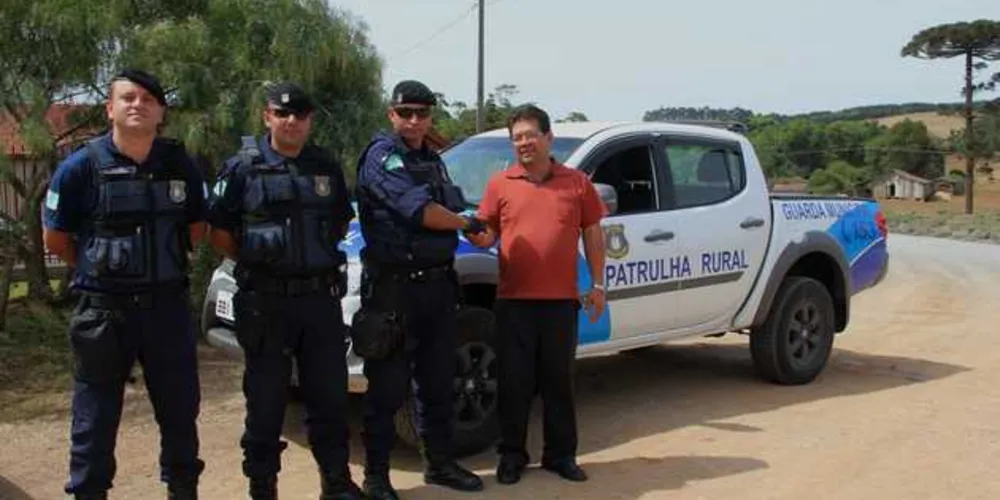 Com a criação da Patrulha Rural, Guarda Municipal se aproxima da população com orientações e mais segurança