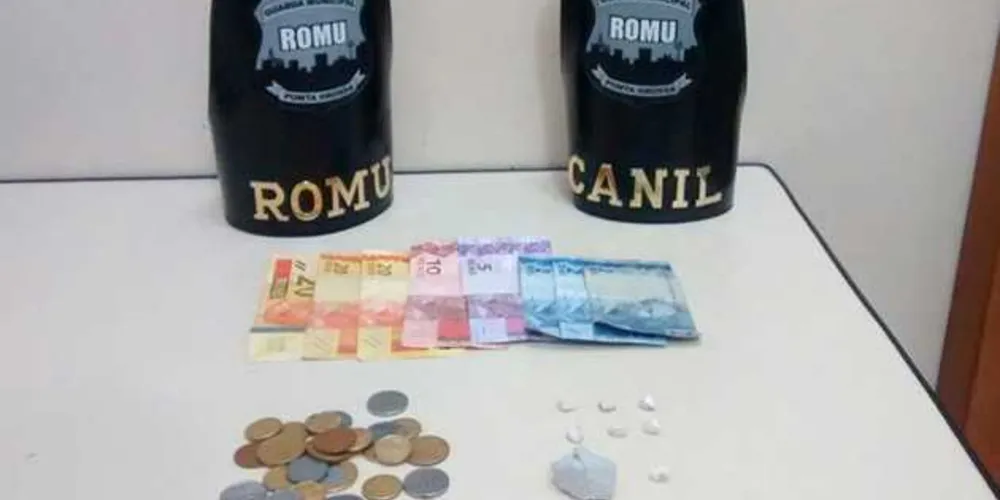 Suspeito confessou estar traficando drogas na região central de Ponta Grossa