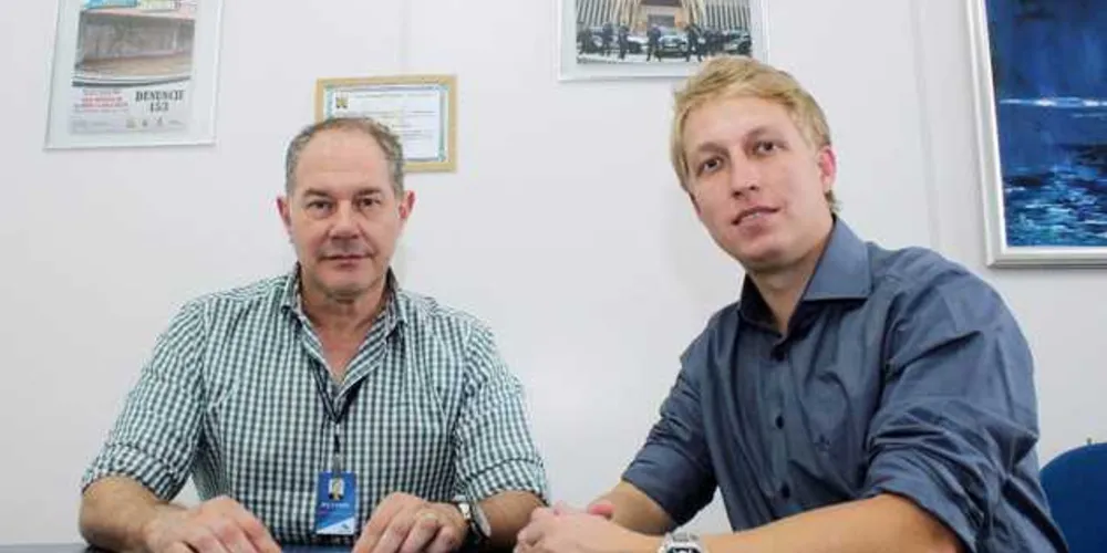 Vereador Rudolf Polaco se reúne com secretário de Segurança, Ary Lovatto