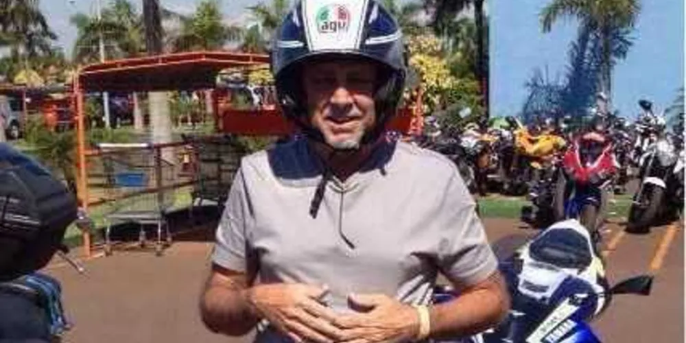 Odair Fontebasso, morador de Parabaíba (MS) seguia com sua motocicleta pela rodovia Euclides da Cunha quando se acidentou 