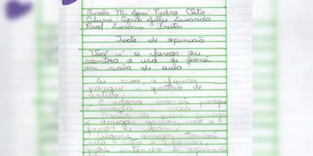 Vários textos foram produzidos
