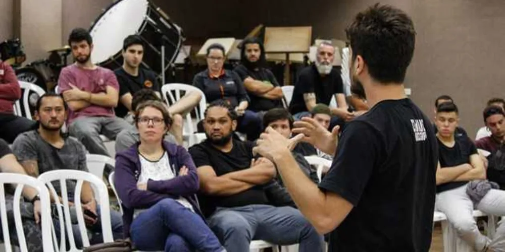 Workshop aconteceu nesta semana no Centro de Cultura e reuniu mais de 40 músicos
