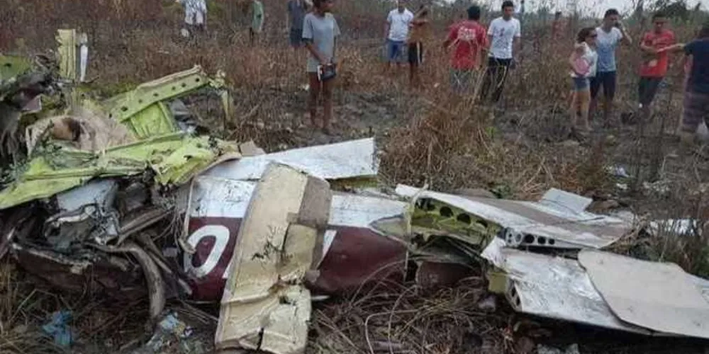 Ainda não sabe o número exato de passageiros da aeronave do tipo Cesna 210, que caiu em área urbana: Foto: Divulgação TV Liberal
