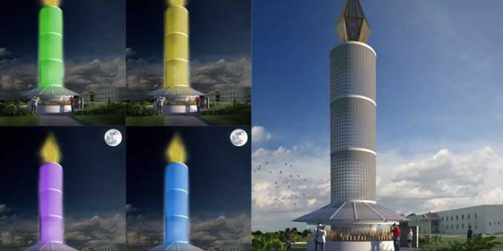 Imagem ilustrativa da imagem Cemitério no Paraná inaugura vela de 17 metros