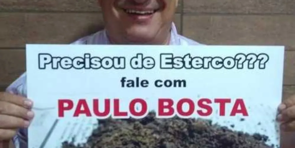 Paulo Silvestre trabalha com esterco aviário na região de Bauru (SP) há quase 8 anos