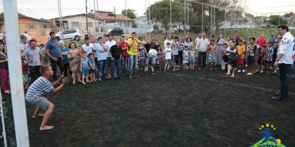 Imagem ilustrativa da imagem Castanheira recebe Projeto Nosso Campinho