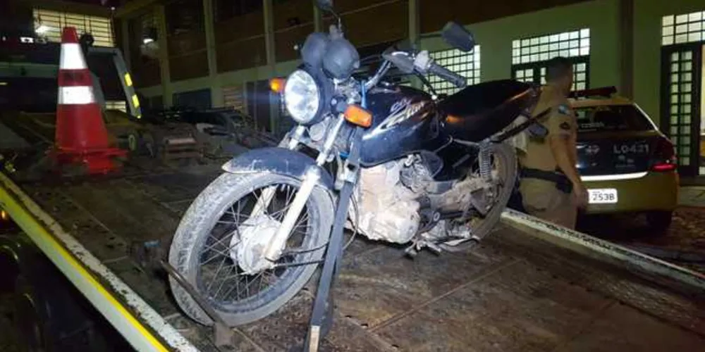 Imagem ilustrativa da imagem Moto furtada é localizada por policiais na Vila Princesa
