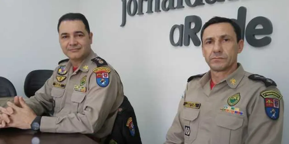 Major Saqueta e Capitão André Lopes, falaram sobre a Corrida do Fogo e o  jantar dançante que marcarão o aniversário de 20 anos do Siate em Ponta Grossa