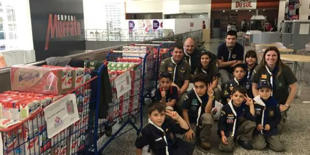 Imagem ilustrativa da imagem Grupo de escoteiros promove campanha de arrecadação