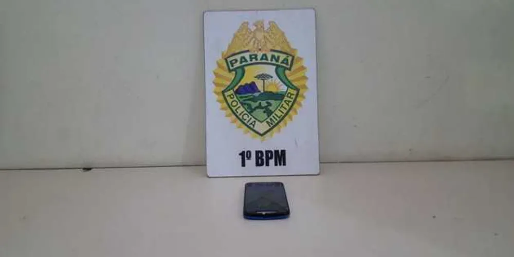 Celular da vítima foi encontrado junto com o responsável pelo crime