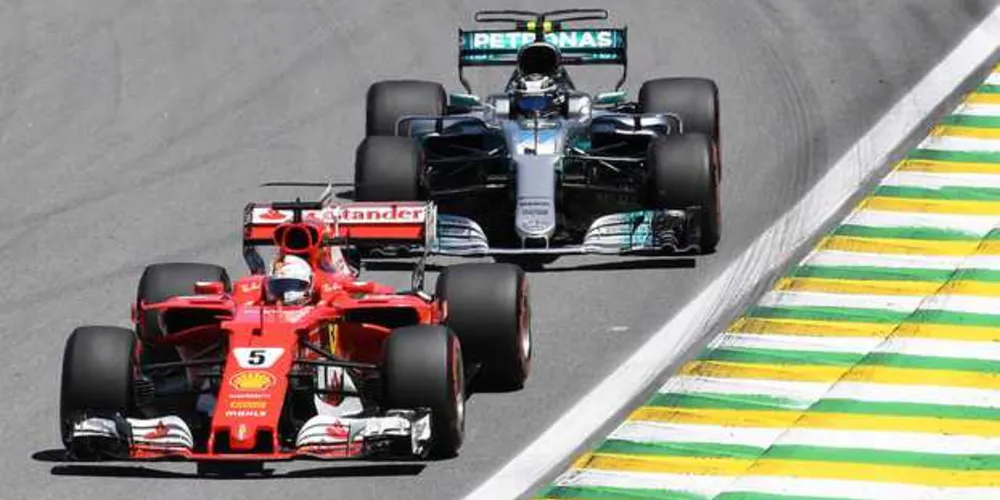 Imagem ilustrativa da imagem Vettel vence no GP Brasil de Fórmula 1 e Hamilton dá show