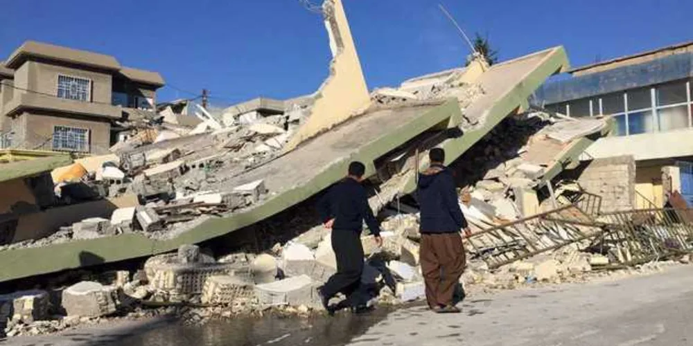 O terremoto atingiu 7.3 de magnitude na fronteira de Irã e Iraque/Foto: Divulgação Reuters