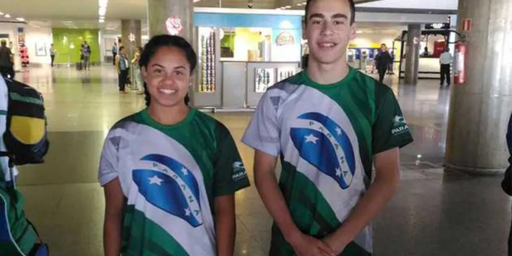 Yohan Rigoni de Moraes e Maria Rafaela Martins da Silva são os mais novos da equipe paranaense