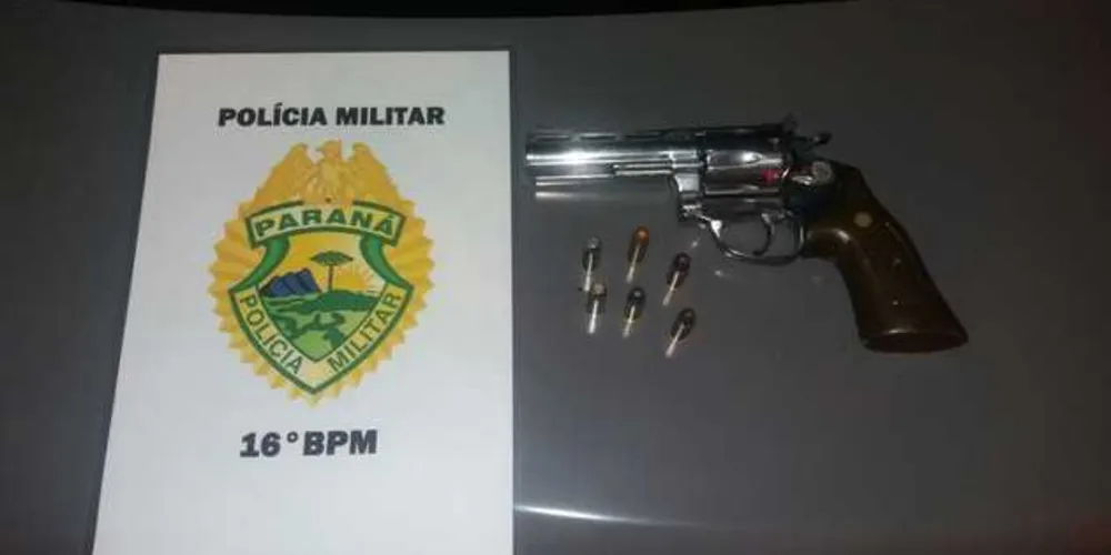 Imagem ilustrativa da imagem PM apreende homem bêbado com arma em Guarapuava