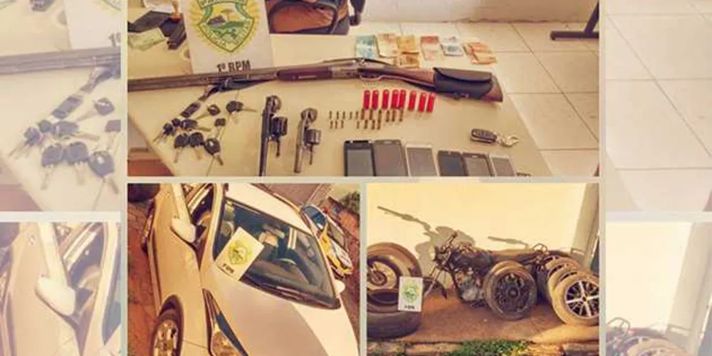 Carro roubado em Curitiba é recuperado nos Campos Gerais
