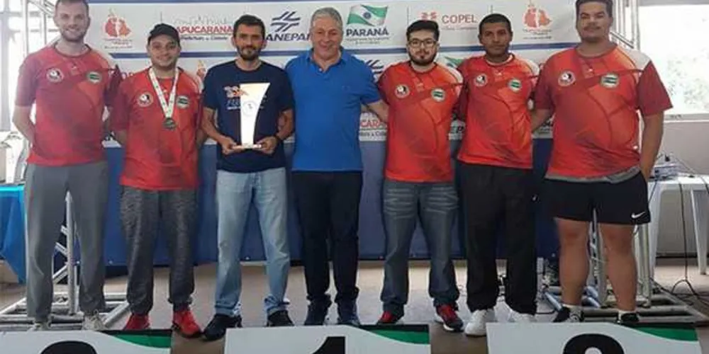 Seleção ponta-grossense ficou com o terceiro lugar na classificação geral masculina