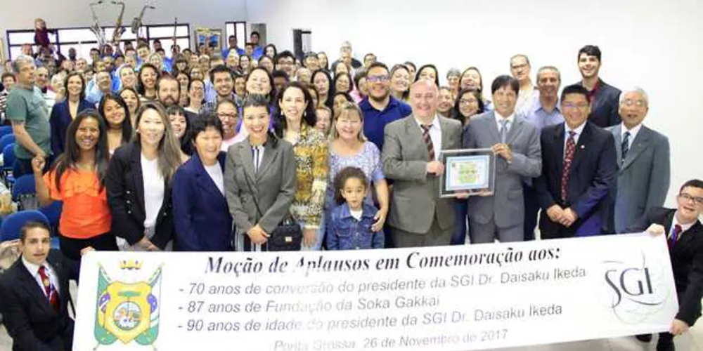 Brasil Soka Gakkai Internacional de Ponta Grossa atua no campo da paz, cultura e educação