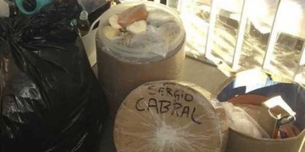 Inspeção do Ministério Público encontrou várias iguarias caras na cela de Cabral e aliados Foto: Divulgação