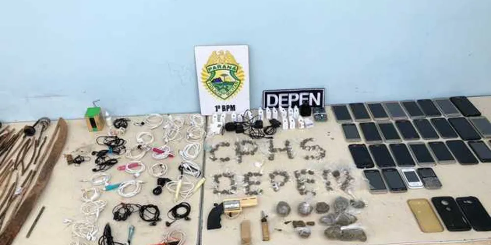 Imagem ilustrativa da imagem Depen apreende celulares e barras de ferro no Cadeião