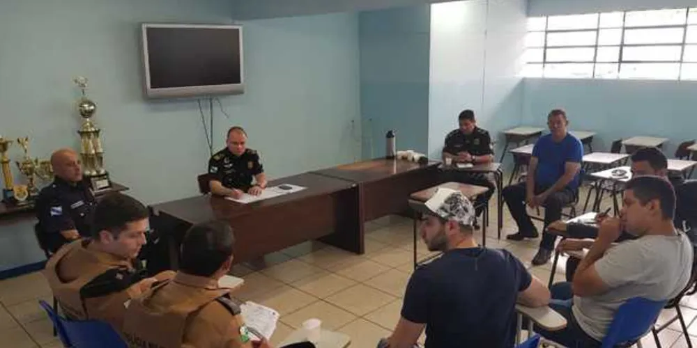 Encontro foi na sede da Guarda Municipal e reuniu representantes da PM, Civil, segurança privada e organizadores