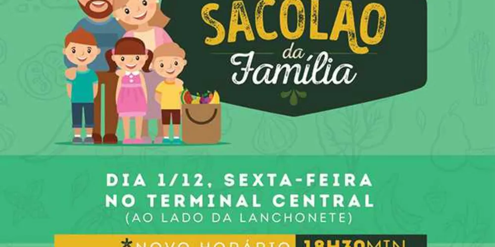 Imagem ilustrativa da imagem Sacolão da Família comercializará alimentos no Terminal Central