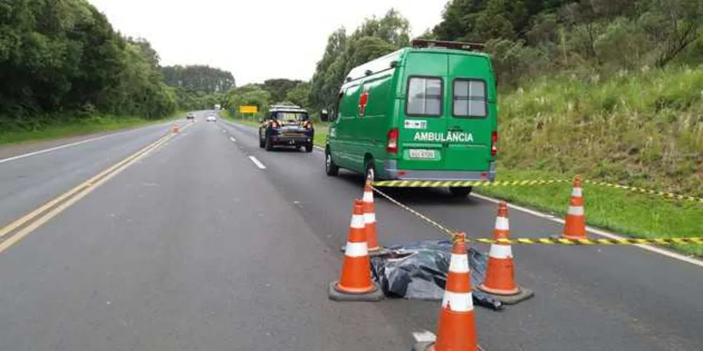 Imagem ilustrativa da imagem Homem morre atropelado por caminhão na BR-277