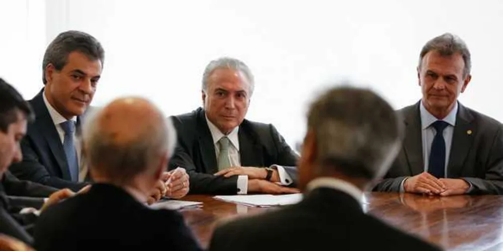 Temer agradeceu o apoio que tem tido de parlamentares paranaenses e reconheceu a boa situação fiscal do Paraná/Foto: Presidência da República