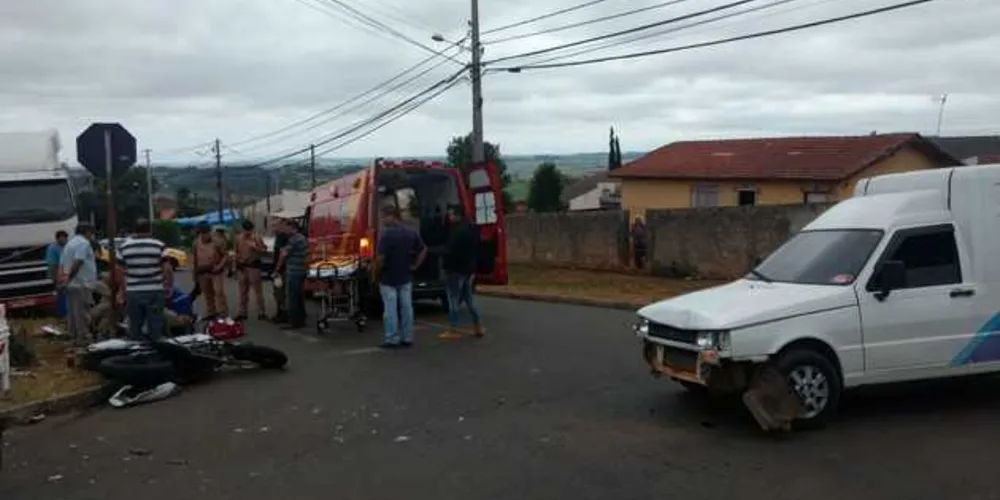Imagem ilustrativa da imagem Motociclista fica ferido após acidente no Rio Verde
