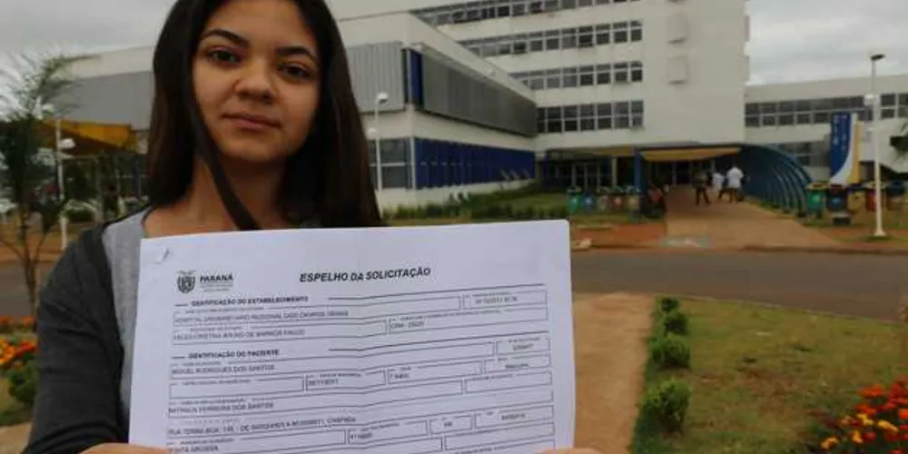 Mãe do bebê pede agilidade na liberação da vaga