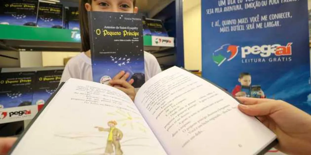 Nos próximos dias serão cinco mil exemplares d‘O Pequeno Príncipe’ disponibilizados pelo Instituto Pegaí Leitura Grátis nas estantes de leitura