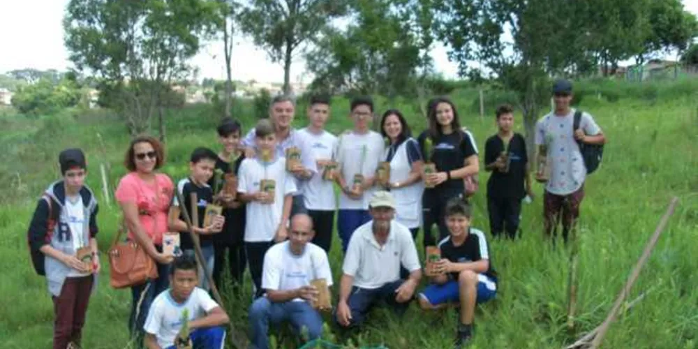 Alunos do "Projeto Araucárias"/Foto: Reprodução