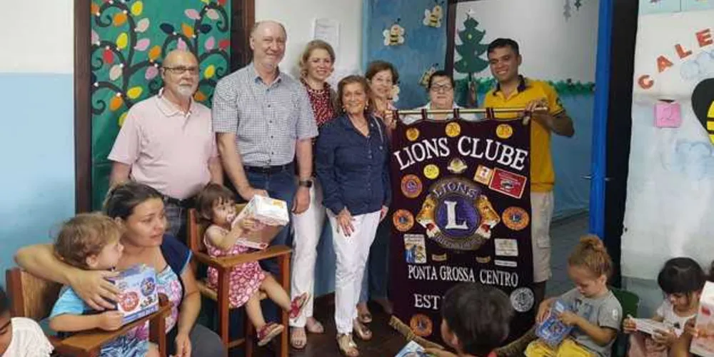 Imagem ilustrativa da imagem Lions realiza doação para Centro de Educação Infantil