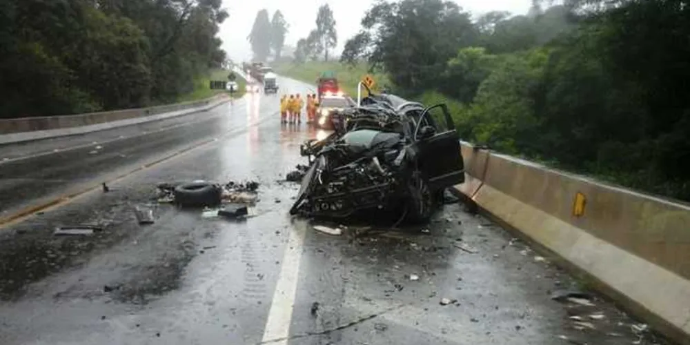 Um morre e sete pessoas ficam feridas na rodovia BR-376, na região de Ortigueira