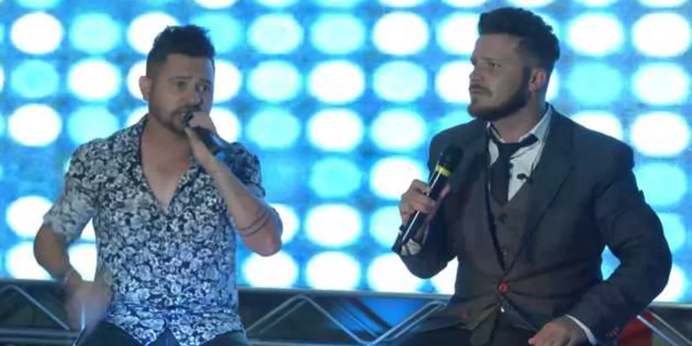 O show da dupla Giba e Nando será após a queima de fogos no Parque Ambiental