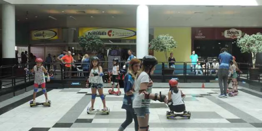 Imagem ilustrativa da imagem Pista de skate elétrico chega ao Palladium Ponta Grossa