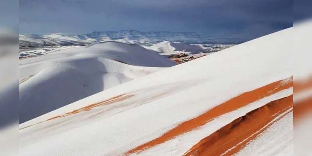 De acordo com as estimativas, nas próximas horas as áreas afetadas pela onda de frio podem continuar cobertas por 10 ou 15 centímetros de neve/Foto: Reprodução Twitter @mickey_mcneil