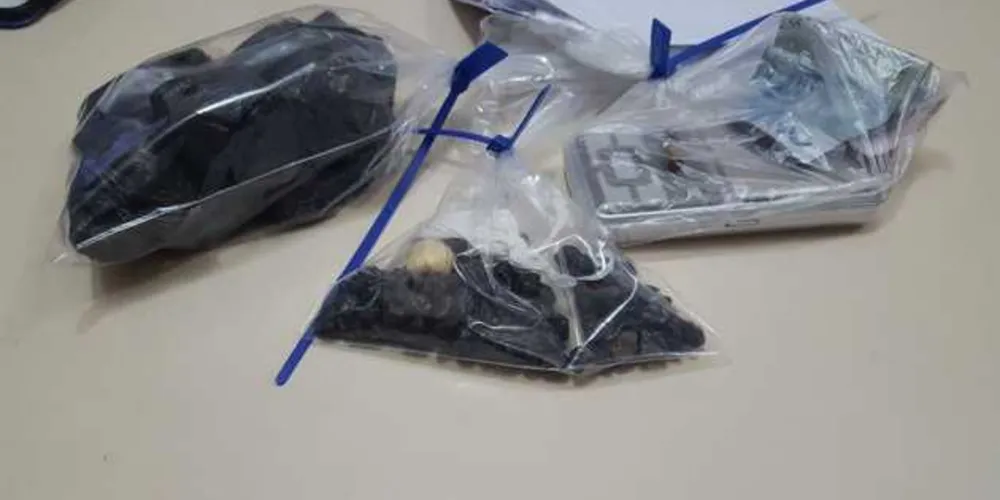 Maior parte da droga estava guardada na casa do suspeito, que foi preso em flagrante