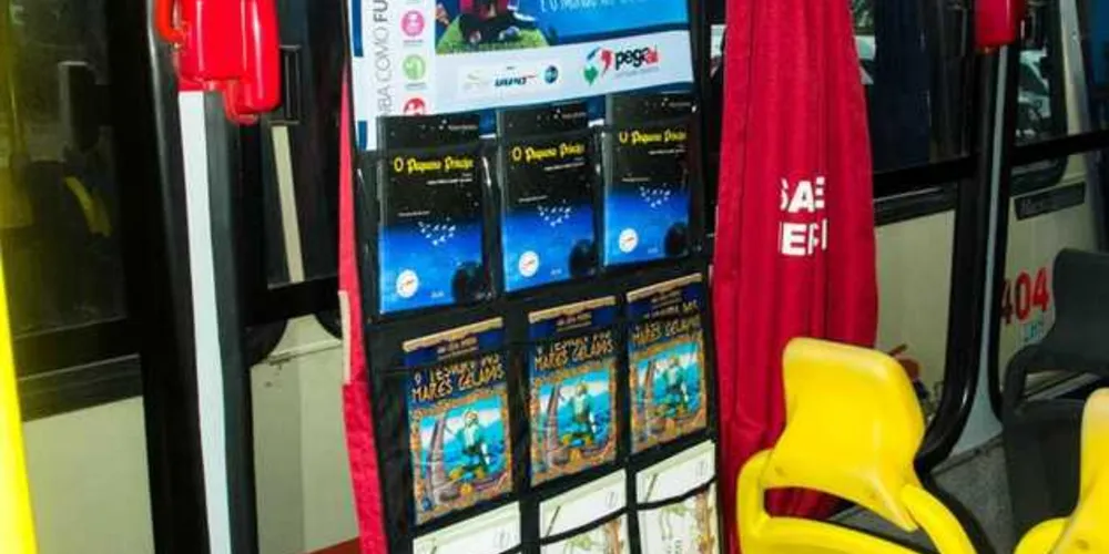 Imagem ilustrativa da imagem Livros do Pegaí Leitura Grátis estarão disponíveis em ônibus
