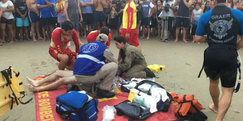 Foi a quarta morte por afogamento durante a Operação Verão, segundo os bombeiros