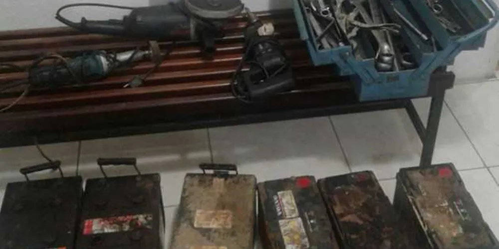 Parte do material já estava em ferro velho para ser vendida