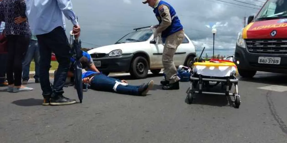 Imagem ilustrativa da imagem Mulher é atropelada em rotatória no Esplanada