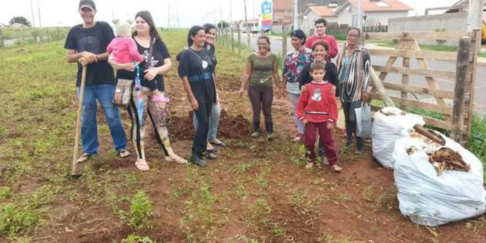 Imagem ilustrativa da imagem ‘Agricultura’ realiza limpeza de terreno para iniciar horta comunitária