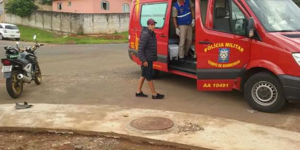Imagem ilustrativa da imagem Acidente entre carro e moto deixa jovem ferido na Cipa